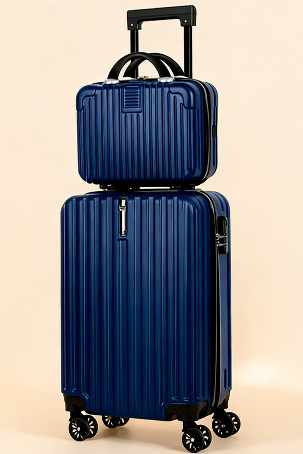 Voyage Elite™ 2-Piece Hardshell Luggage Set 20” + 14” Dark Blue