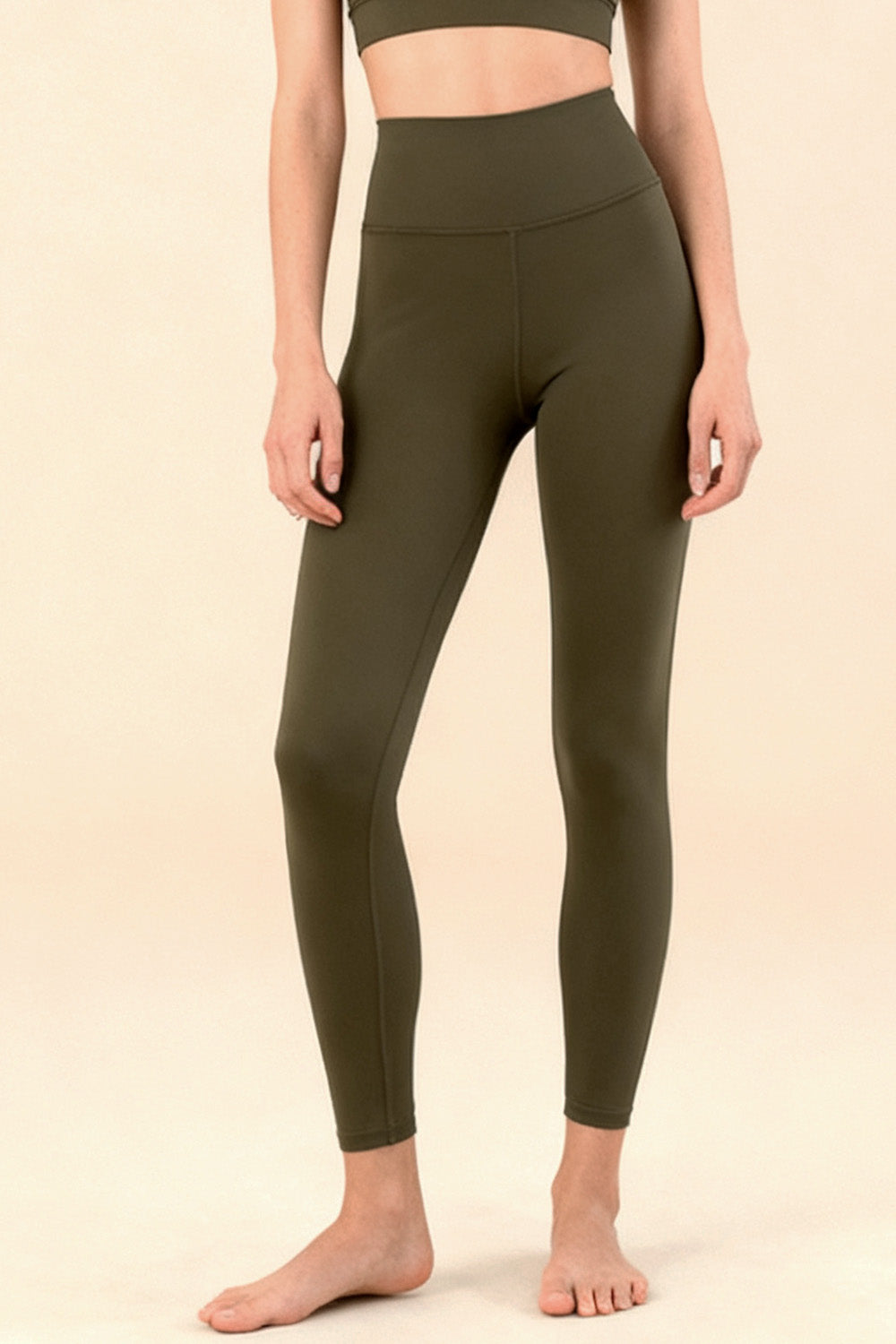 Essential Fit™ High-Waist Legging Olive-Green