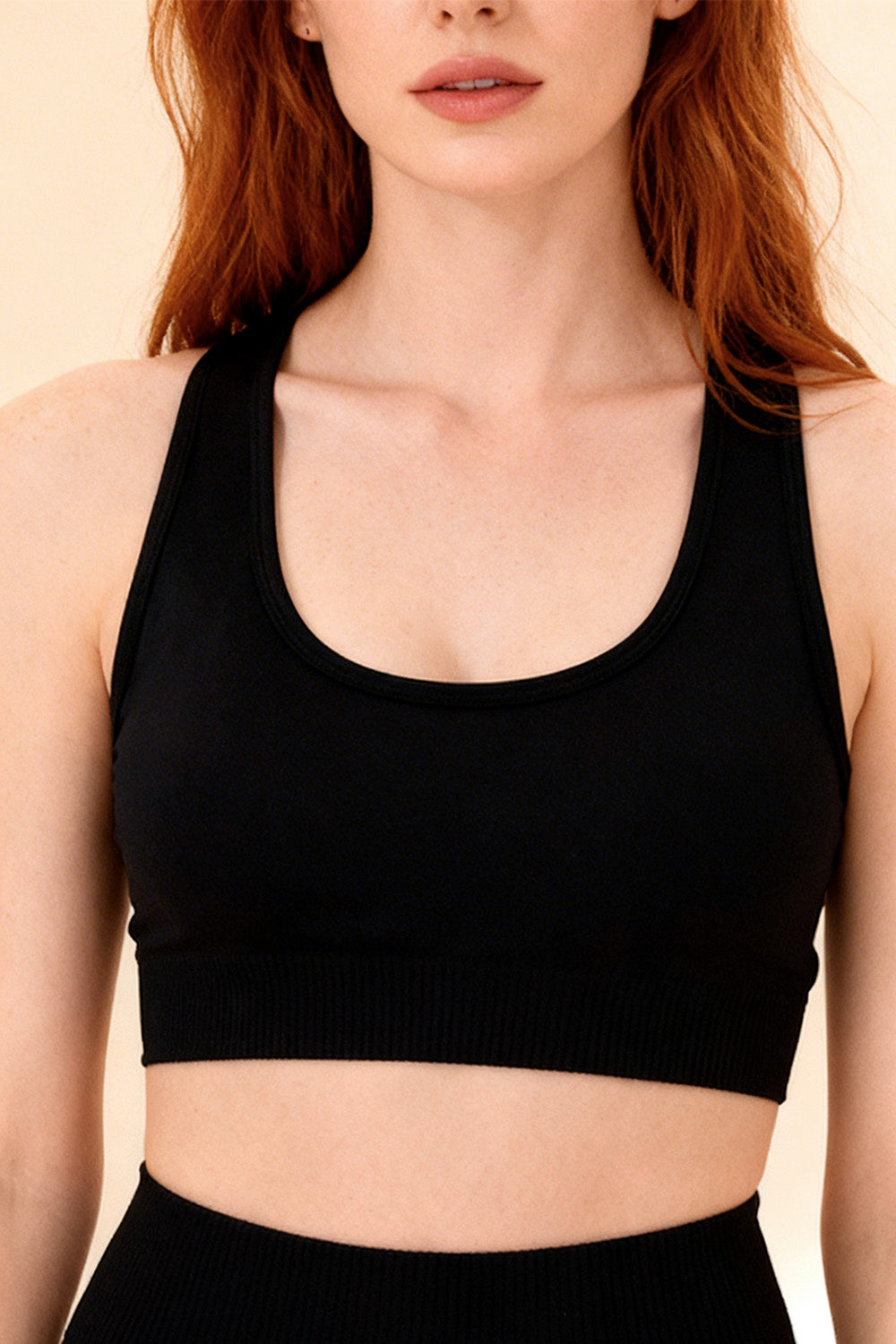 CoreFlex™ Seamless Sports Top Black