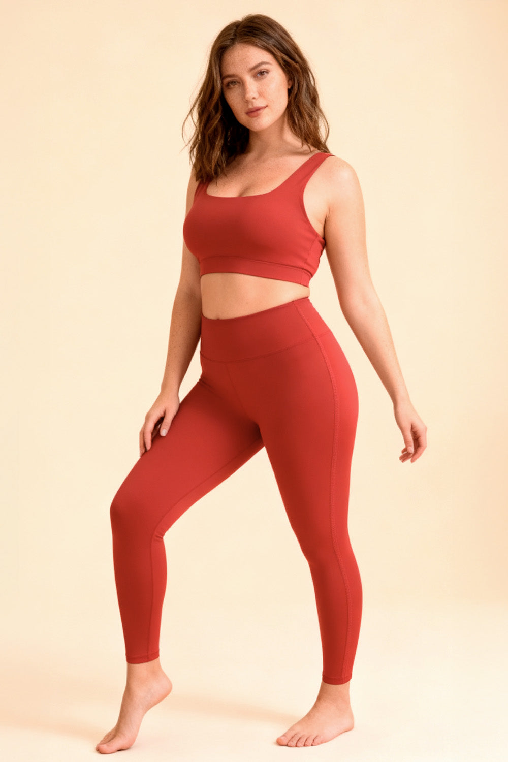 Essential Fit™ High-Waist Legging Red