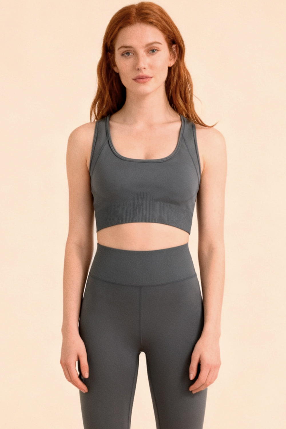 CoreFlex™ Seamless Sports Top Dark Gray